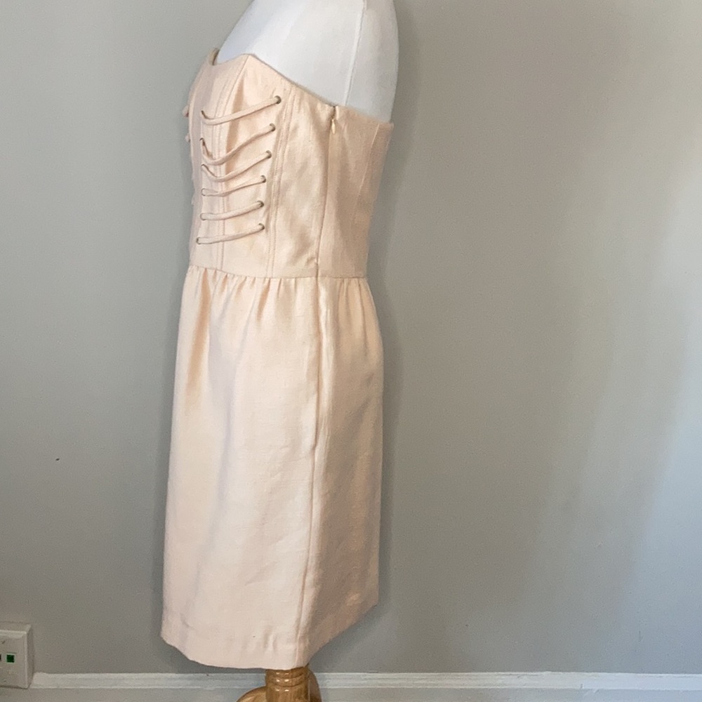 NWT Rachel Roy Bustier Dress Sz 6 Neutral Tone - Picture 5 of 9